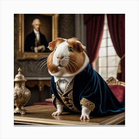 Lord Parish The Noble Of Nibbleshire: The Royal Animal Series Canvas Print