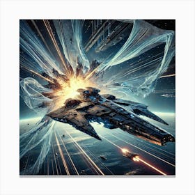 Void Reaver Corvette Deep Strike Ability Canvas Print