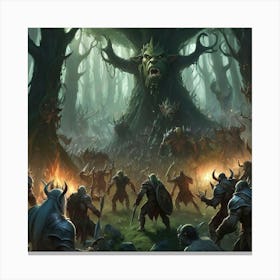 Dwarven Forest 1 Canvas Print