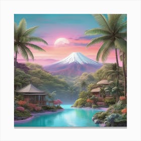 Asian Sunset Canvas Print