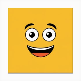 Smiley Face Canvas Print