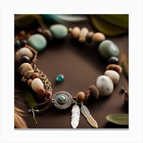 Feather Bracelet Canvas Print