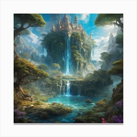 Fairytale Castle Canvas Print