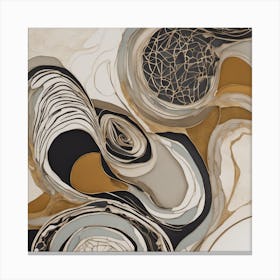 Abstract Swirls Canvas Print