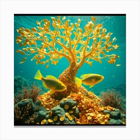 Tree Of Gold 5 Canvas Print