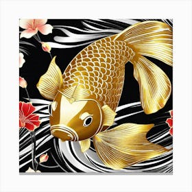 Gold Fish Canvas Print