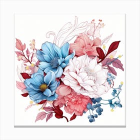 Floral Bouquet 9 Canvas Print