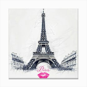 Paris Eiffel Tower Canvas Print