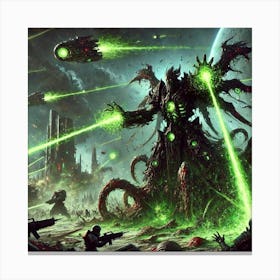 Corruption Ray Canvas Print