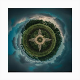 Earth From Space 1 Canvas Print