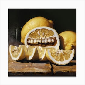 Lemons Canvas Print