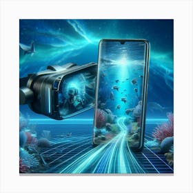 Vr Headset 7 Canvas Print