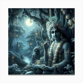 Lord Krishna 3 Canvas Print