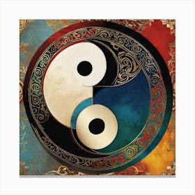 Yin Yang Symbol 1 Canvas Print