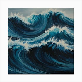 Ocean Waves 40 Canvas Print