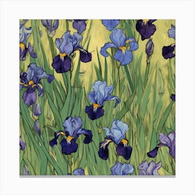 Irises, Vincent Van Gogh 1 Canvas Print