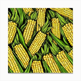 Sweetcorn As A Logo (86) Canvas Print