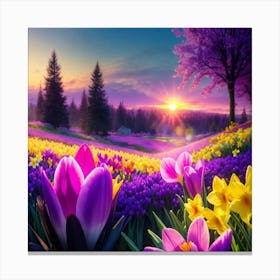 Daffodils Canvas Print