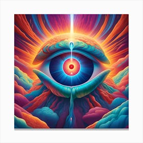 Eye Of The World Pop Art Canvas Print