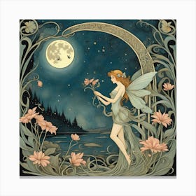 Moon Fairy Canvas Print