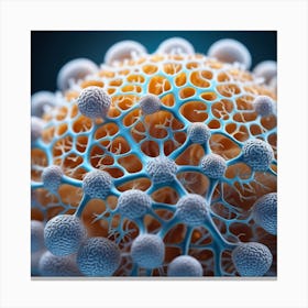 Close Up Of A Virus Canvas Print