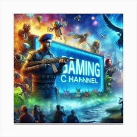 Gaming Channel 1 Canvas Print