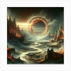 Opening to other worlds Canvas Print