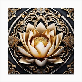 Lotus Flower 70 Canvas Print