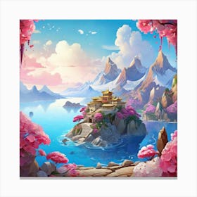 Asian Landscape 1 Canvas Print