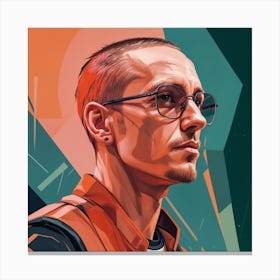 Chester Bennington Leinwandbild