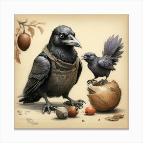 Crows 15 Canvas Print