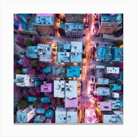 Aerial View Of the City Canvas Print