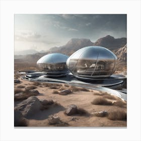 Futuristic Home 3 Canvas Print