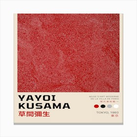 Yayoi Kusama 19 Canvas Print