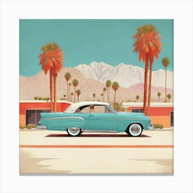 Palm Springs Ride Vii Art Print Canvas Print