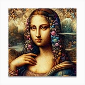 Mona Lisa Painting 1 Canvas Print