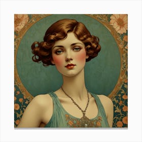 Deco Woman 20 Canvas Print