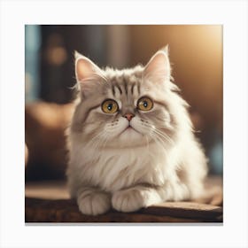 Cat Stock Videos & Royalty-Free Footage Canvas Print