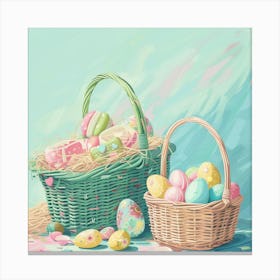 Easter Baskets Canvas Print