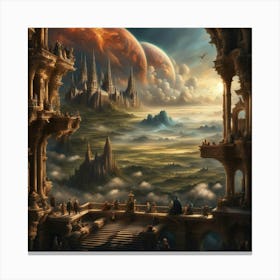 Fantasy kingdom Canvas Print