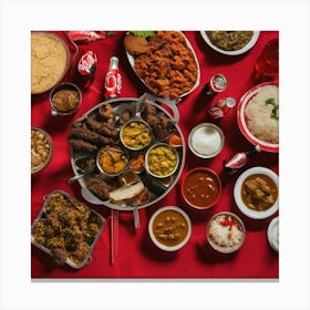 Feast Of Food Canvas Print