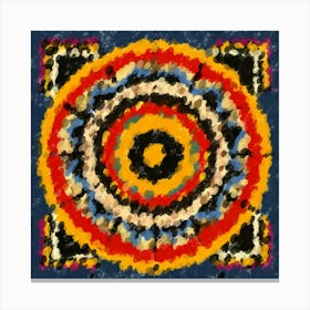 Infinite Burst Mandala Canvas Print