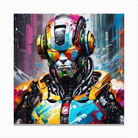 Robot Man Canvas Print
