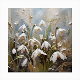 Snowdrops Canvas Print