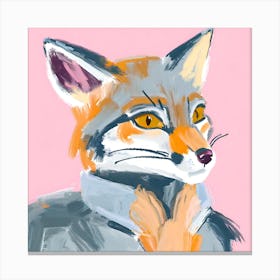 Gray Fox 04 Canvas Print
