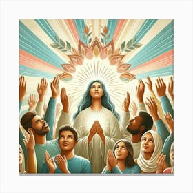Jesus Christianity Canvas Print