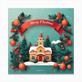 Christmas Background 2 Canvas Print