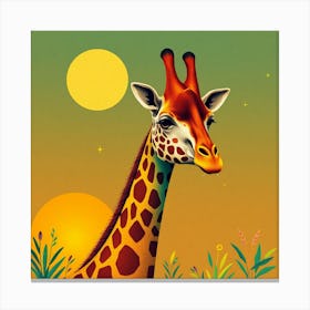 Giraffe 8 Canvas Print