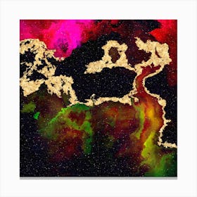 100 Nebulas in Space with Stars Abstract n.108 Canvas Print