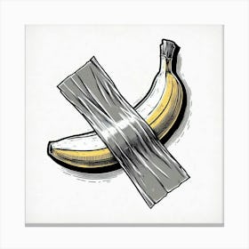 Banana Wrap Canvas Print